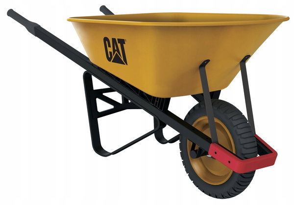 CAT taczka j-series 6' steel 250kg pneumatic tire