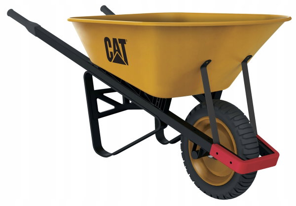 CAT Taczka J-Series 6' Steel 250kg Pneumatic Tire