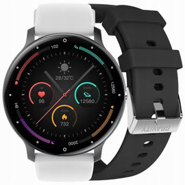 Smartwatch Gravity GT1-4 PRO czarny pasek silikonowy