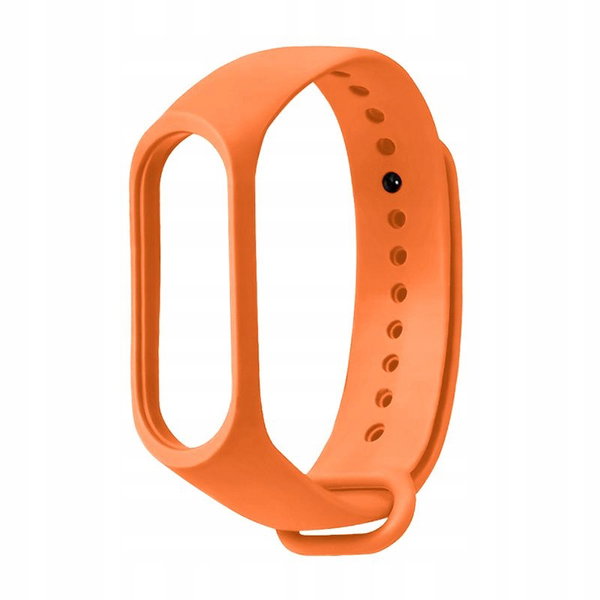 Pasek silikonowy do Xiaomi Mi Band 5/6 - pomarańczowy