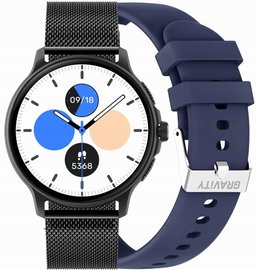 Smartwatch Gravity GT12-2 Granatowy Pasek Silikonowy + Bransoleta