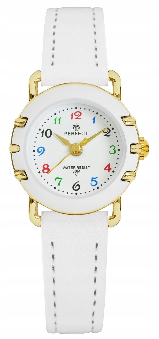 Zegarek Dziecięcy Perfect LP033-01 Złoto-Biały