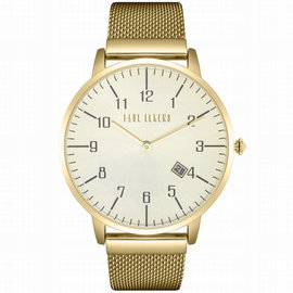 Zegarek damski Paul Lorens kwarcowy tarcza złota bransoleta złota 42 mm
