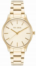 Zegarek damski Paul Lorens kwarcowy tarcza złocista bransoleta złota 34 mm