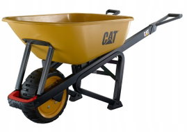 CAT Taczka J-Series 6' Steel 500kg Flat-Free Tire