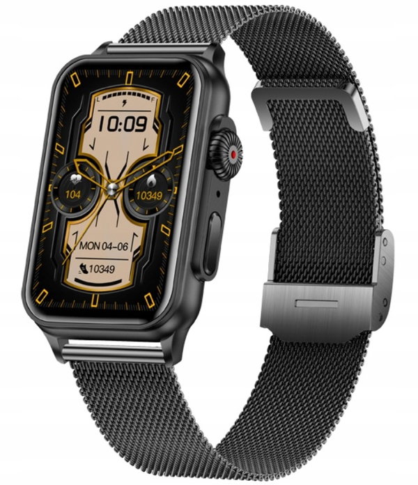 Smartwatch Damski RUBICON RNCF06 Black Mesh