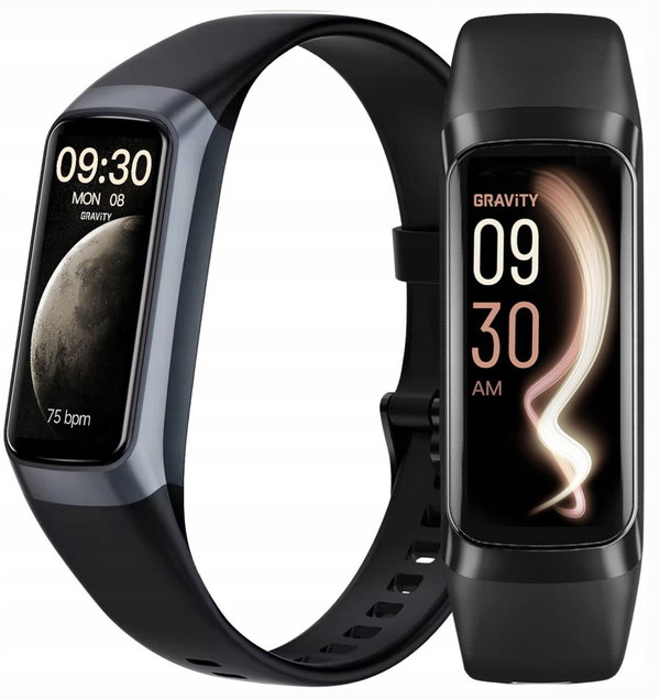 Smartband Gravity GT40-1 Czarny AMOLED