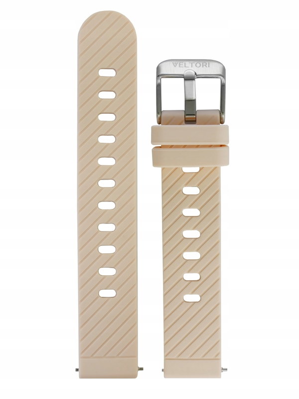 Pasek do Smartwatcha Damskiego VELTORI 16mm Beżowy