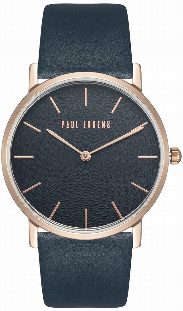 Zegarek damski Paul Lorens kwarcowy tarcza granatowa pasek granatowy 39 mm