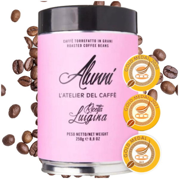 Alunni Luigina 250g – Włoska Kawa Ziarnista o Wyrazistym Smaku