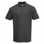 Antystatyczna koszulka Polo ESD Szary Zoom r. XL