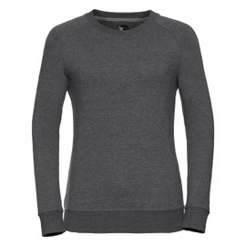 Bluza damska przez głowę z gładkiej 3warstowej bawełny Szary r. XL