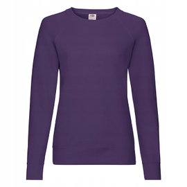 Bluza damska przez głowę bez kaptura Lightweight Fioletowy r. XS