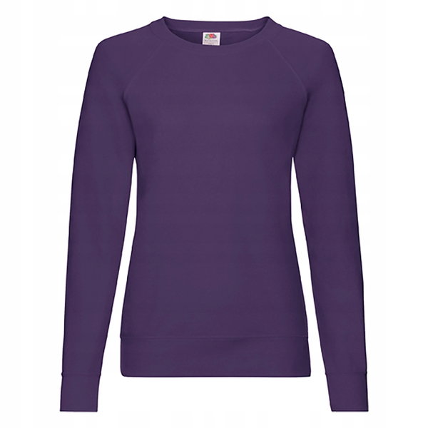Bluza damska przez głowę bez kaptura Lightweight Fioletowy r. XS
