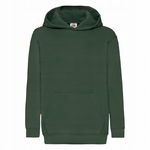 Bluza dziecięca przez głowę z kapturem Hooded Butelkowa Zieleń r. 7-8 (128)