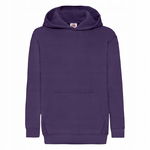 Bluza dziecięca przez głowę z kapturem Hooded Fioletowy r. 9-11 (140)