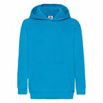 Bluza dziecięca przez głowę z kapturem Hooded Lazur r. 9-11 (140)