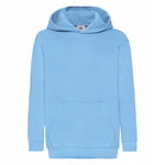 Bluza dziecięca przez głowę z kapturem Hooded Niebieski Niebo r. 14-15 164
