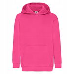 Bluza dziecięca przez głowę z kapturem Hooded Fuksja r. 9-11 (140)