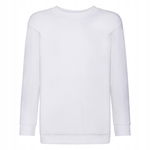 Bluza dziecięca przez głowę bez kaptura Set-In Biały r. 9-11 (140)