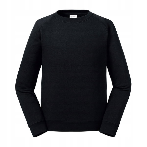 Bluza dziecięca przez głowę bez kaptura Raglan Aut Czarny r. 9-10(140)