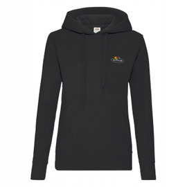 Bluza damska z kapturem Vintage Fruit of the Loom Czarny r. XS