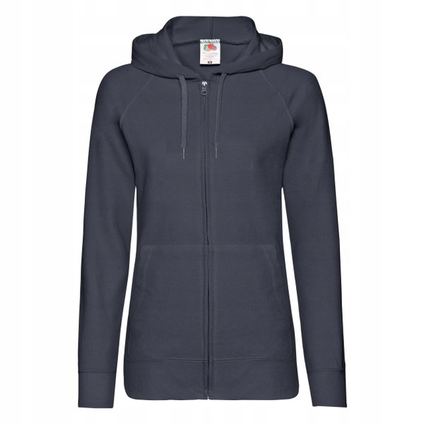 Bluza damska rozpinana z kapturem Lightweight Głęboki Granatowy r. XS