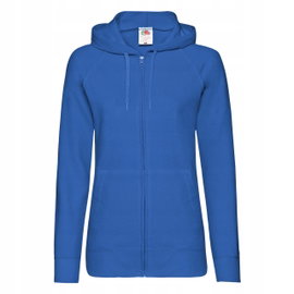 Bluza damska rozpinana z kapturem Lightweight Królewski Niebieski r. XS