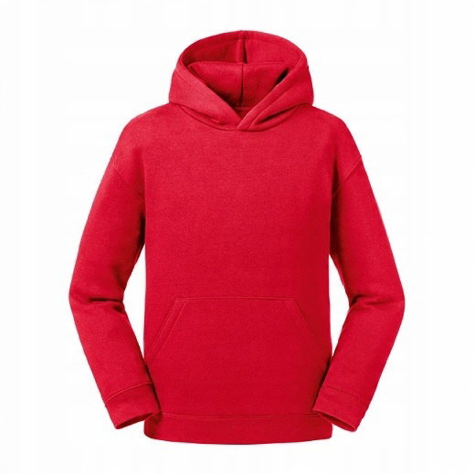 Bluza dziecięca przez głowę z kapturem Klasyczna Czerwień r. 3-4(104)