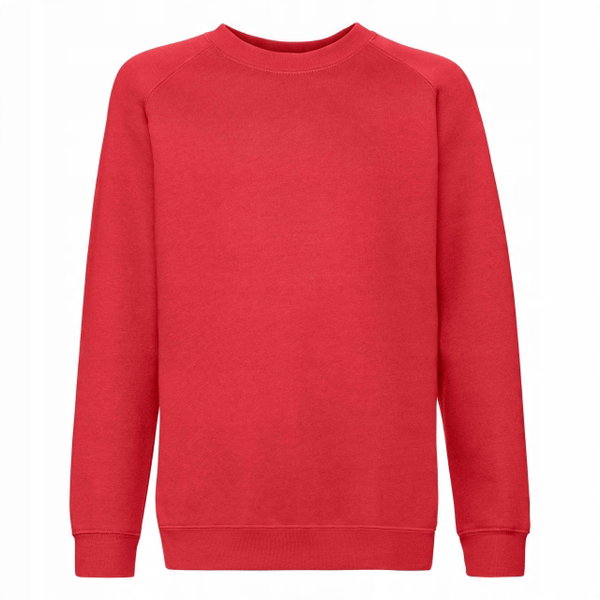 Bluza Dziecięca Raglan Sweat Czerwony r. 12-13(152)
