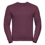Bluza męska przez głowę bez kaptura Authentic Burgundowy r. M