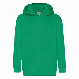 Bluza Dziecięca Z Kapturem Hooded Sweat Kelly Green r. 7-8(128)
