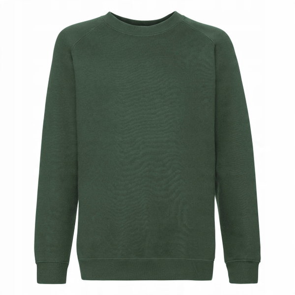 Bluza Dziecięca Raglan Sweat Zielony butelkowy r. 5-6(116)