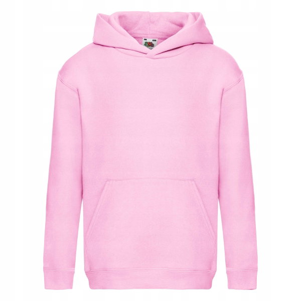 Bluza Dziecięca Z Kapturem Hooded Sweat Jasnoróżowy r. 12-13(152)