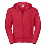 Bluza męska rozpinana z kapturem Authentic Klasyczna Czerwień r. 3XL