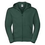 Bluza męska rozpinana z kapturem Authentic Butelkowa Zieleń r. S