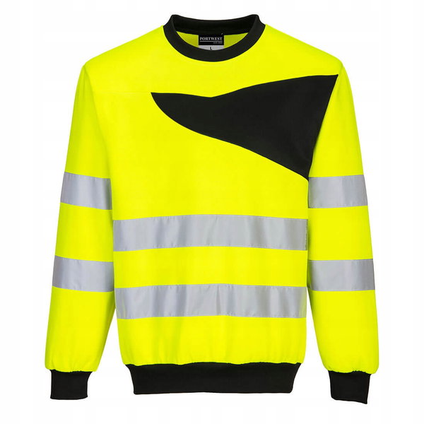 Bluza ostrzegawcza PW2 Żółty/Czarny r. XXXL
