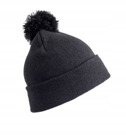 Czapka Zimowa Pom Pom Czarny r. U