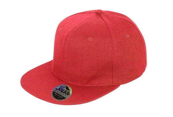 Czapka z Płaskim Daszkiem Bronx Original Czerwony r. L