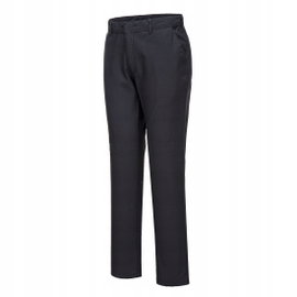 Elastyczne spodnie robocze Chino Slim Czarny Krótki r. 32
