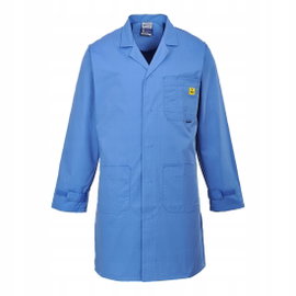 Fartuch ESD Niebieski Hamilton r. 4XL