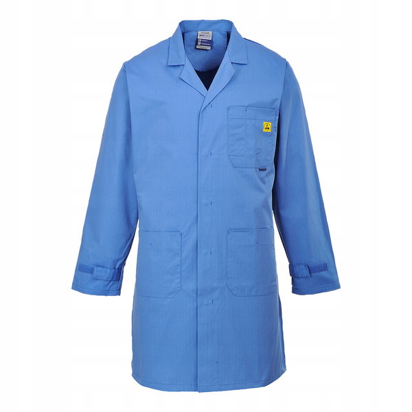 Fartuch ESD Niebieski Hamilton r. 4XL