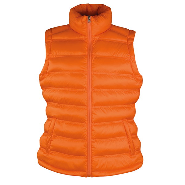 Kamizelka damska Ice Bird rozpinana z kieszeniami Pomarańczowy r. XL