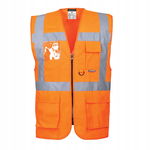 Kamizelka ostrzegawcza Executive Berlin Pomarańczowy r. 5XL