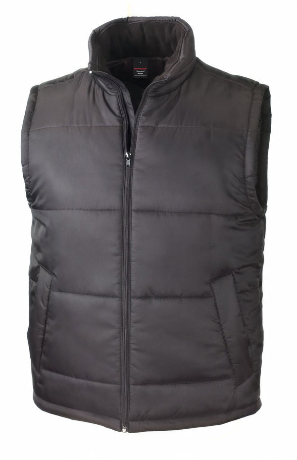 Kamizelka ocieplana Unisex z kieszeniami Czarny r. XL