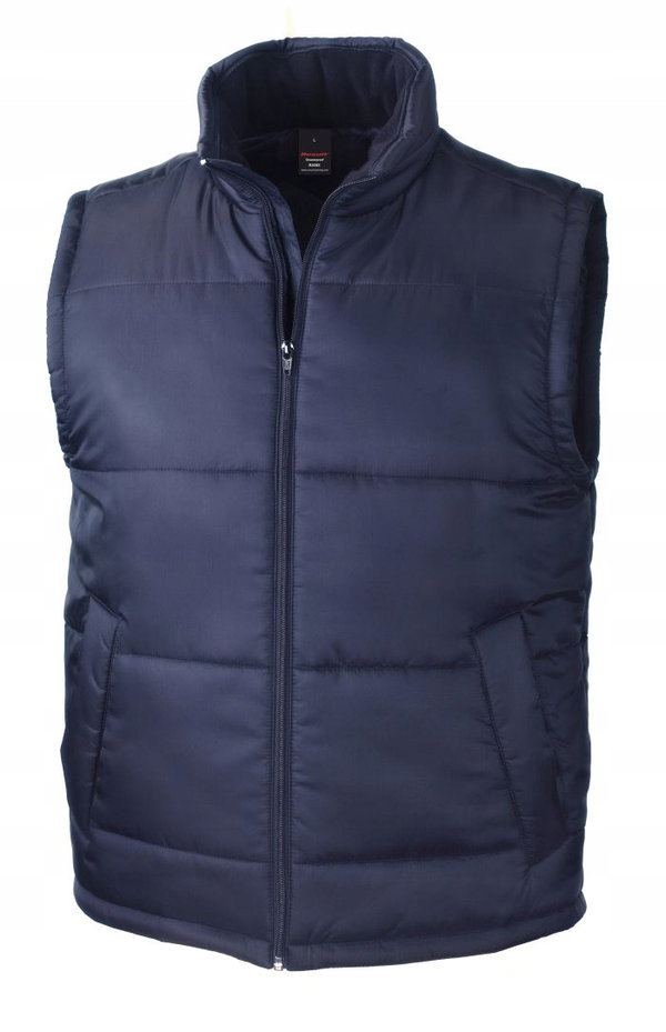 Kamizelka ocieplana Unisex z kieszeniami Granatowy r. XL