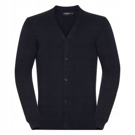 Kardigan męski rozpinany V-neck Francuski Granatowy r. 2XL