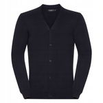 Kardigan męski rozpinany V-neck Francuski Granatowy r. M