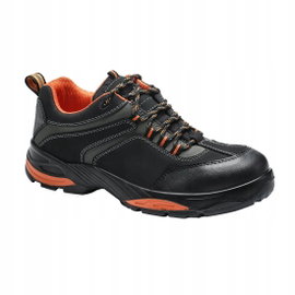 Kompozytowe buty do kostki z nubuku S3S HRO FO SR Czarny r. 40