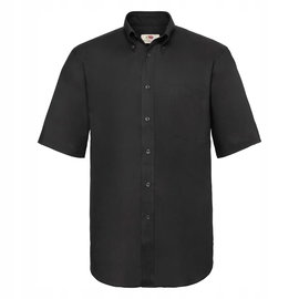 Koszula męska Oxford z krótkim rękawem Czarny r. M